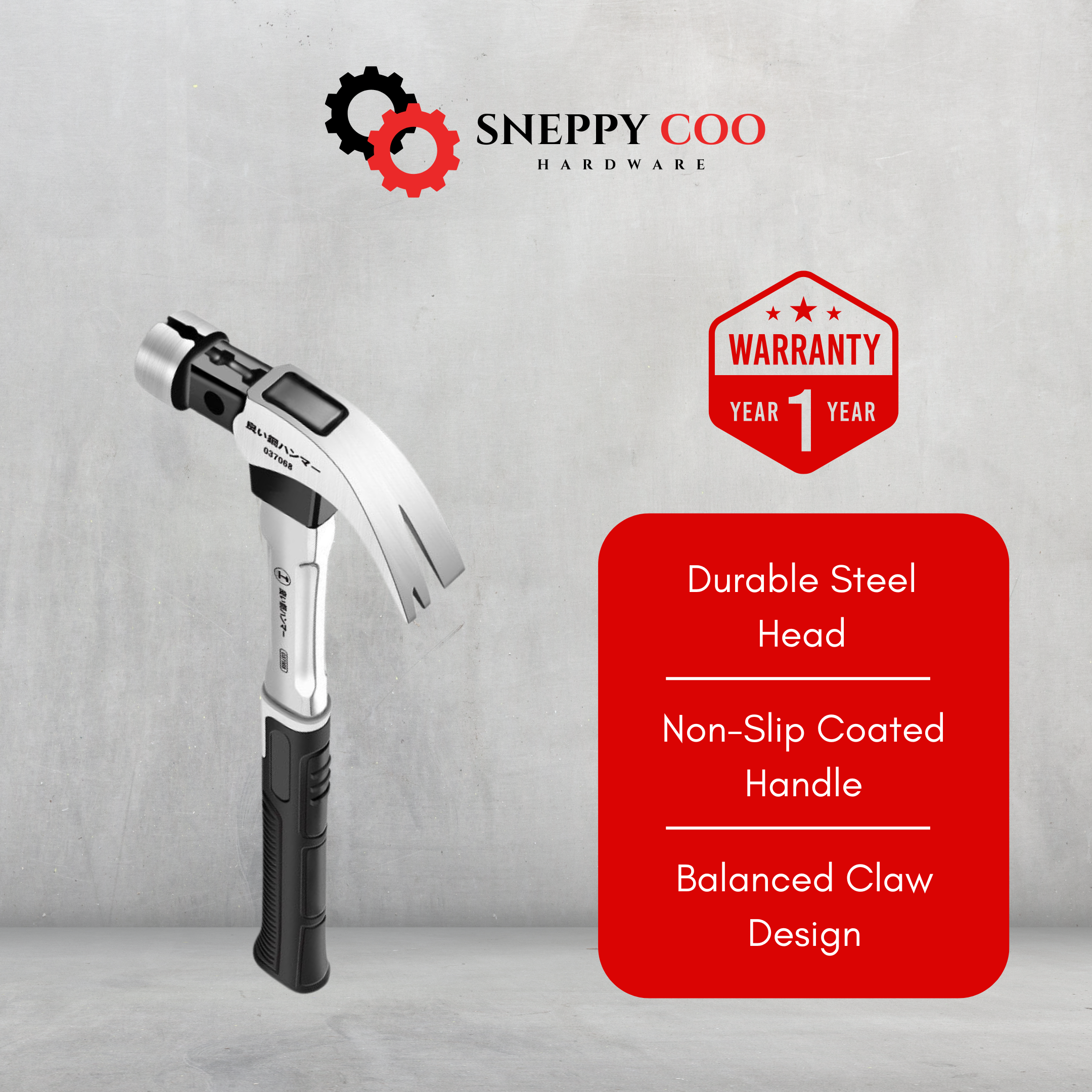 Greenwood Coated Claw Hammer